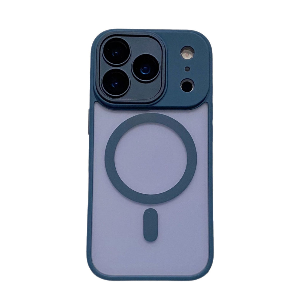 Aspiration magnétique sensible à la peau Étui de téléphone de couverture mat 14 résistant à la chute