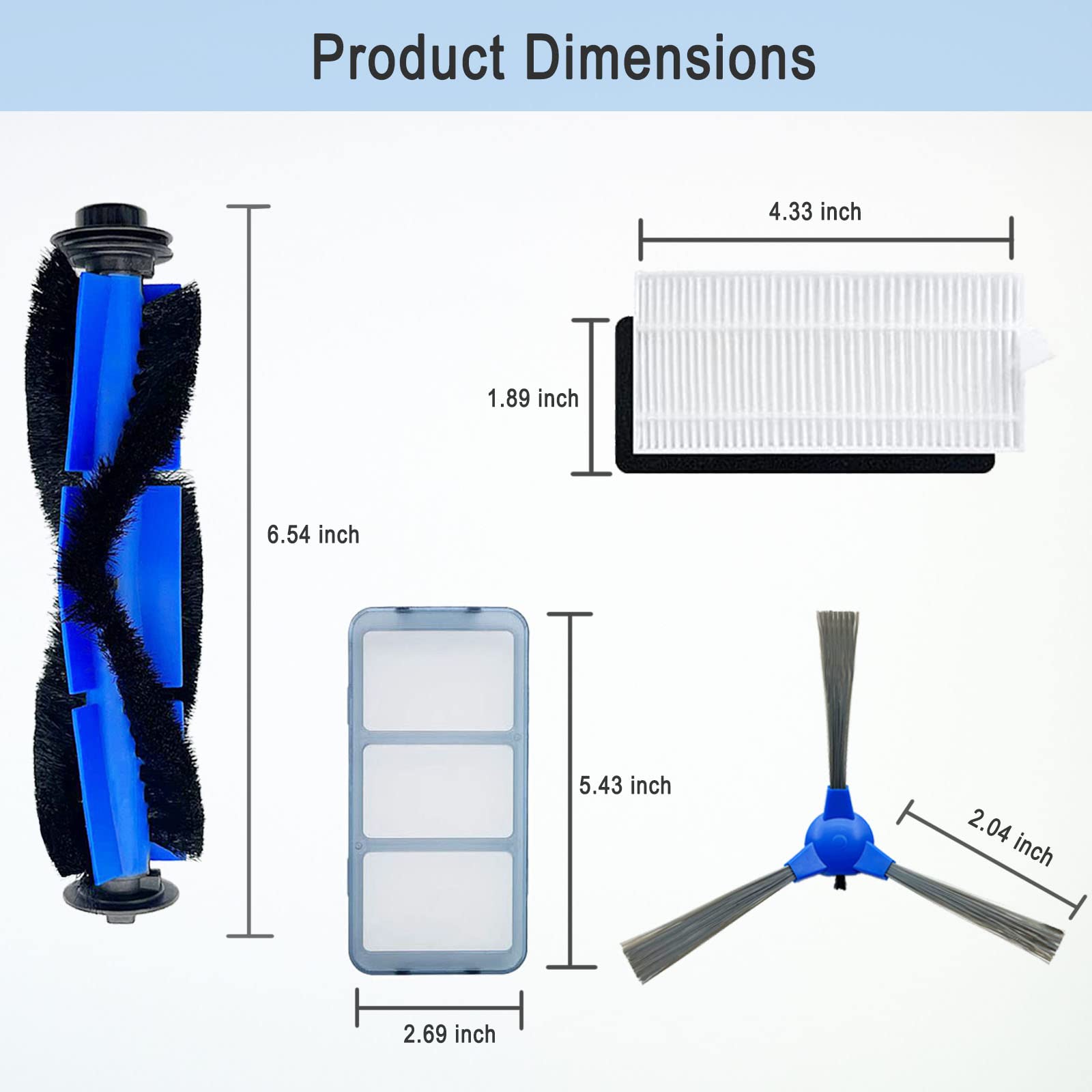 RoboVac 11S Pièce de remplacement compatible pour Eufy RoboVac 11S