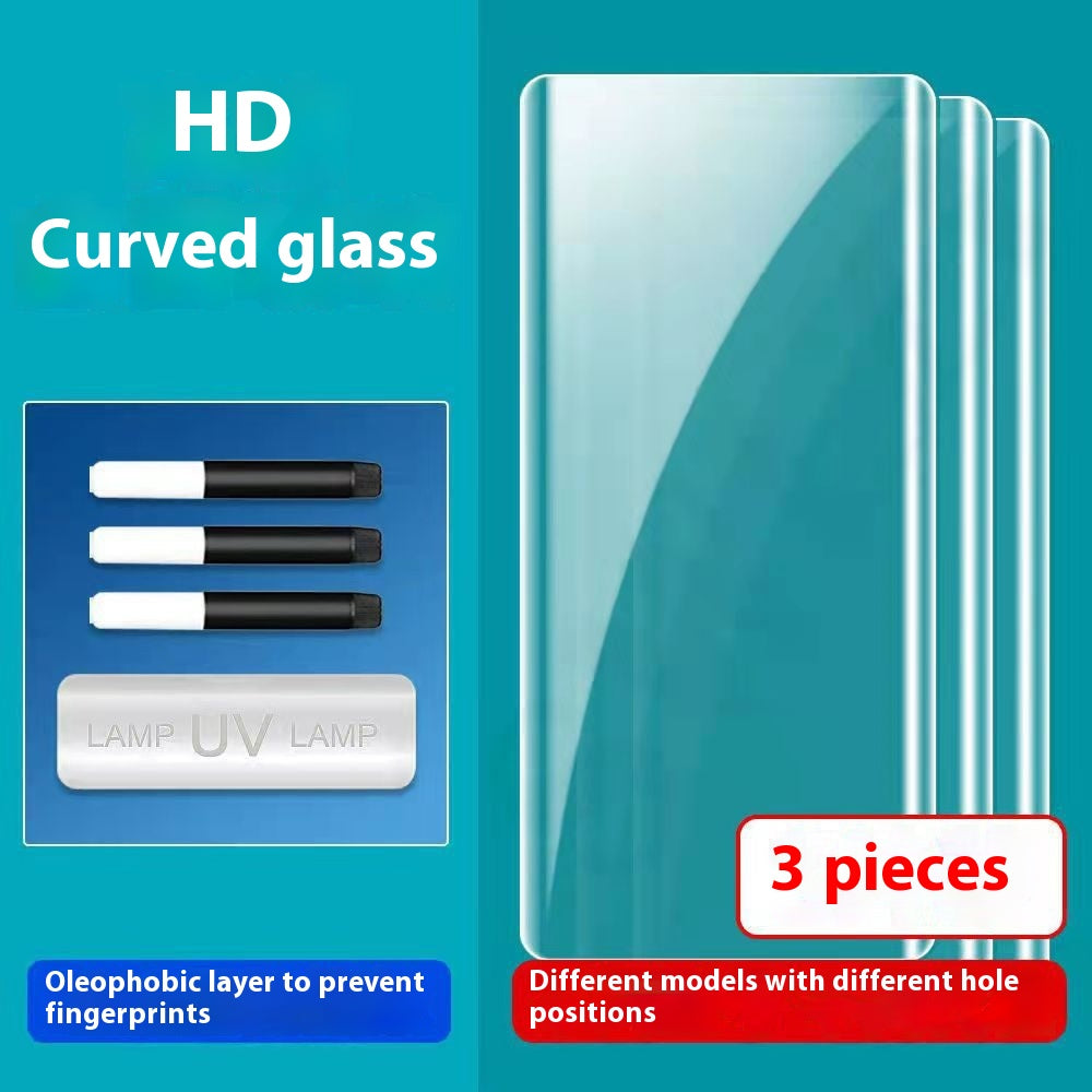 Film trempé Uv Full Glue Light Curing Film Applicable