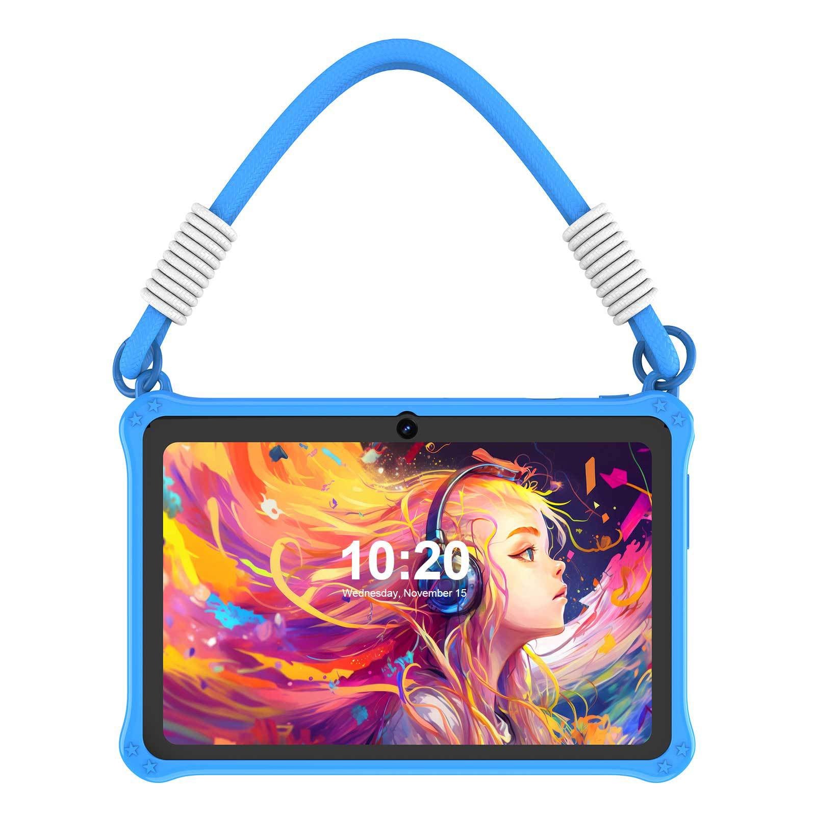 Boîtier de protection en silicone plat pour enfants de 7 pouces