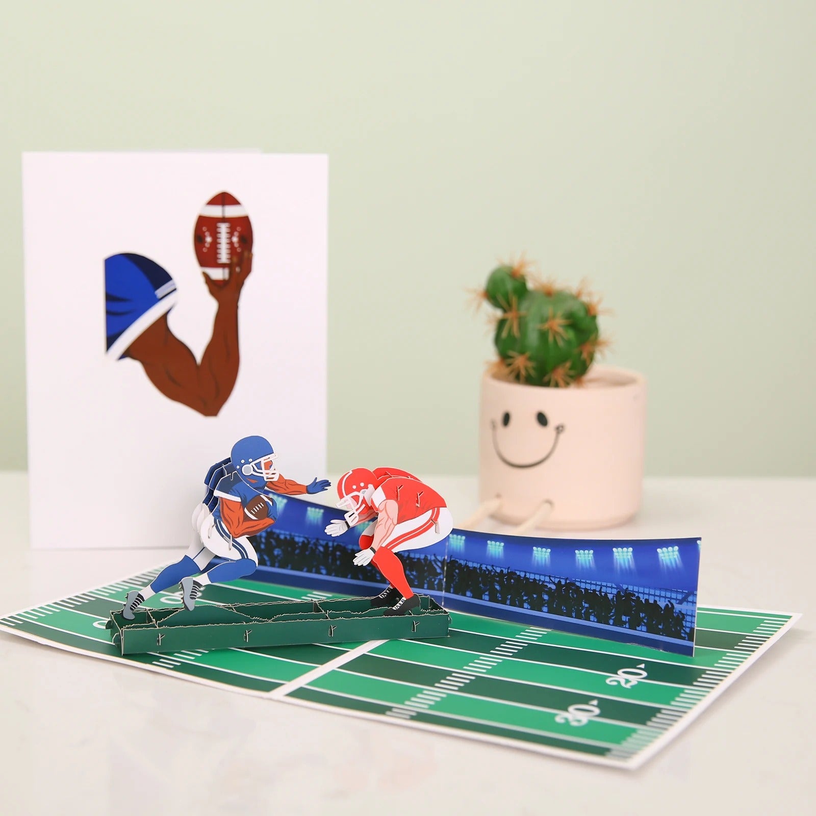 Cartes de voeux stéréoscopiques 3D originales Carving en papier fait main