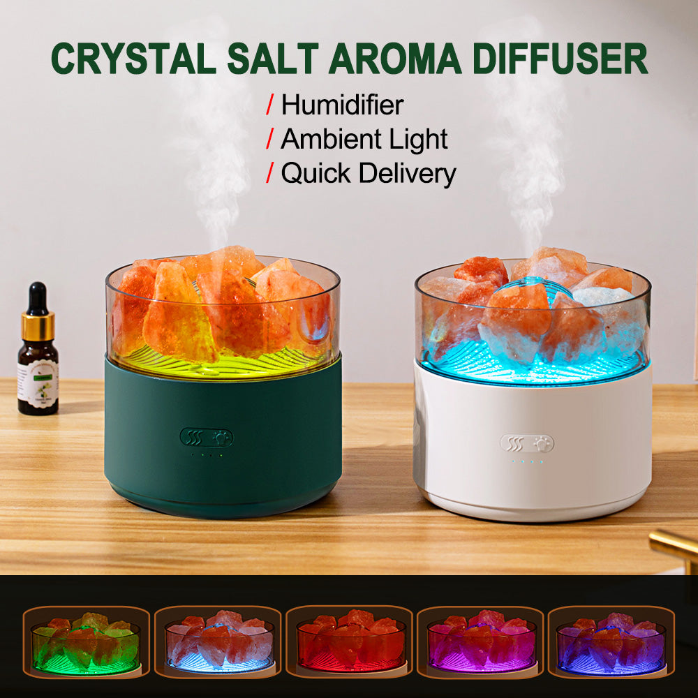 Cool-Mist Air Humidificateur Crystal Sel Aroma Diffuser Encens Machine Fogger Essen
