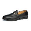 Hommes bureau en cuir Business Loafers Minimalist Slip-on Chaussures en cuir