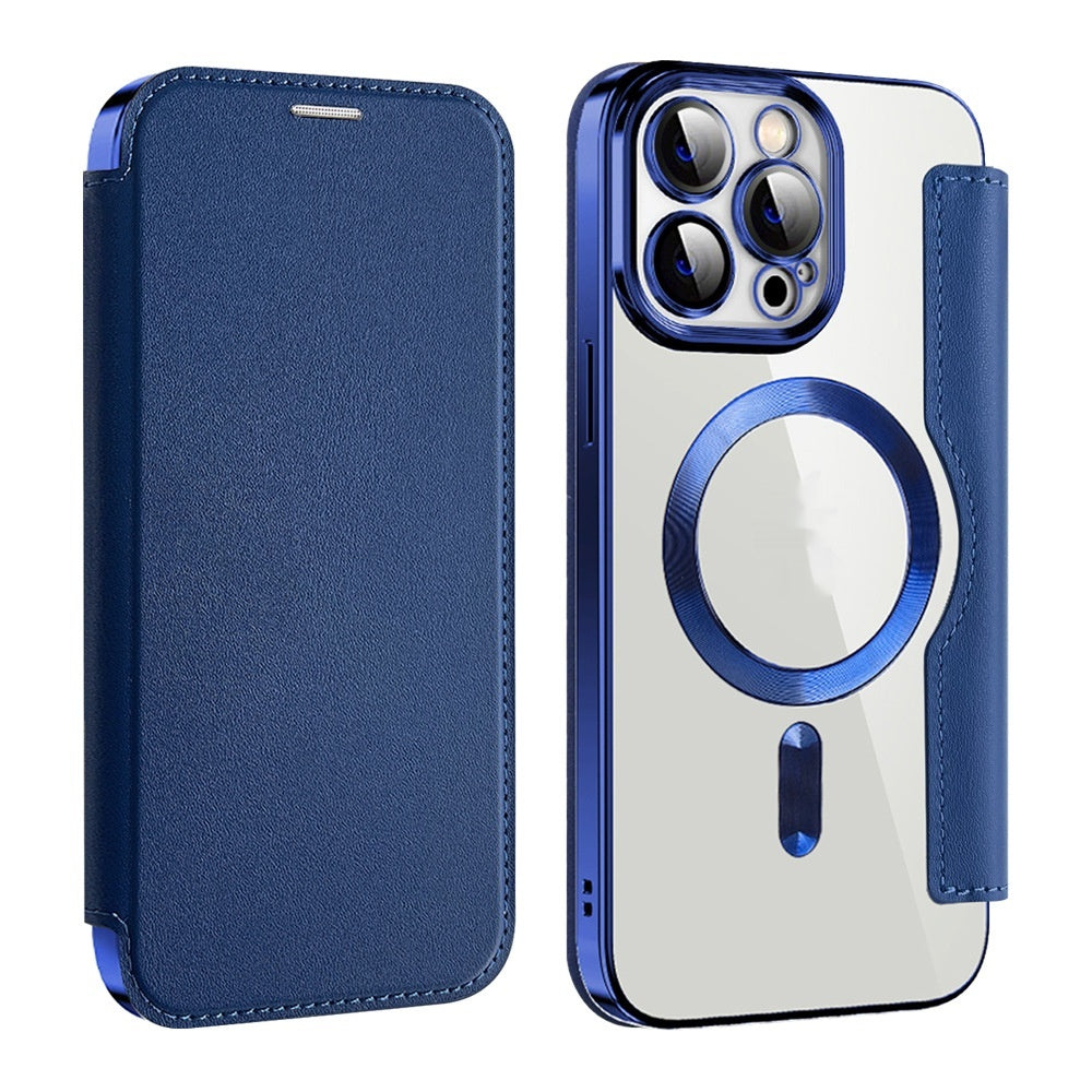 Boîtier de téléphone de protection sans fil de chargeur transparent