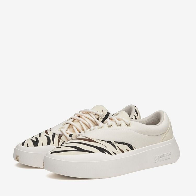 Respirant Casual Black Plats en plie