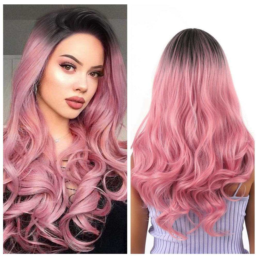 Perruque à cheveux bouclés de mode