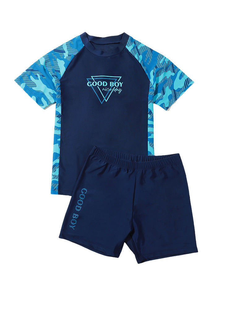 Maillots de bain pour enfants Garçons Big Children Split Fat Children's Big Children's Spring Natation