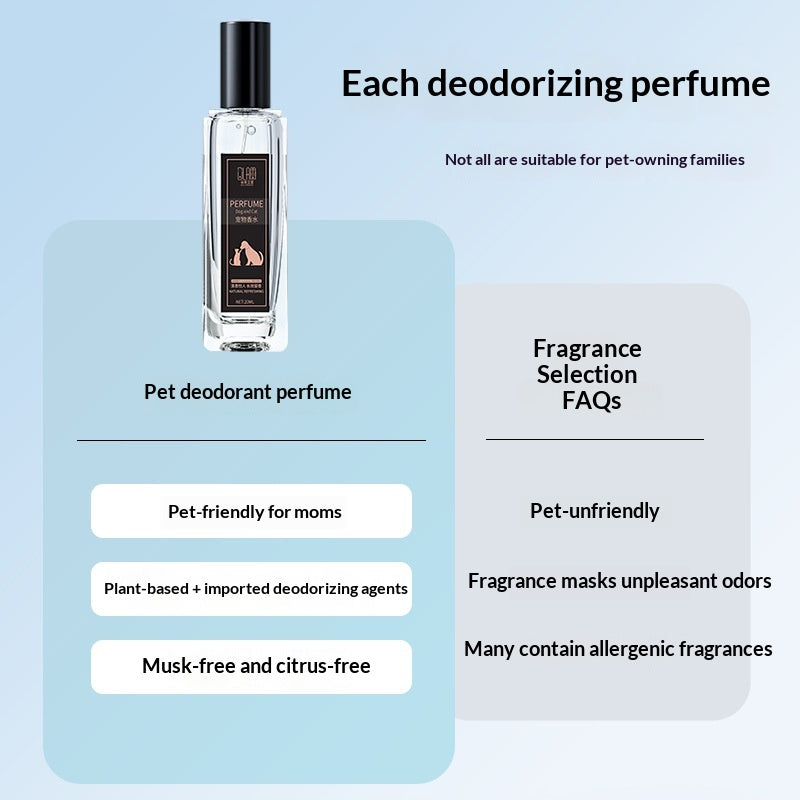 Parfum spécial pour chiens et chats