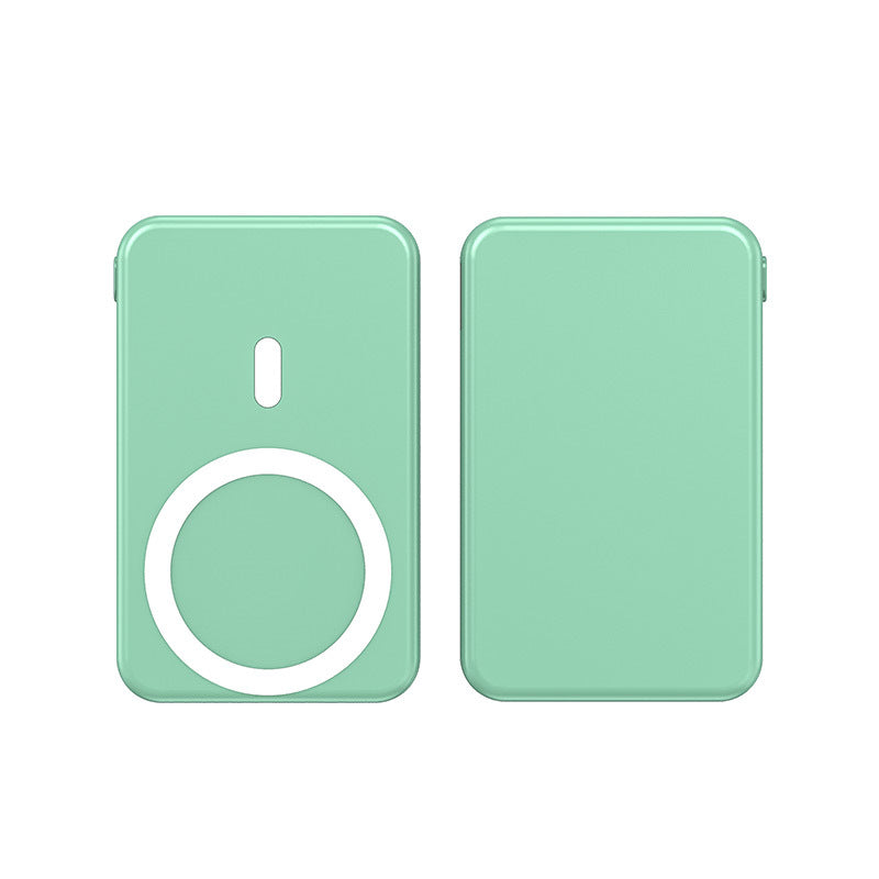 Aspiration magnétique sans fil charging trésor Grande capacité pliant Bracket Mobile Power Su