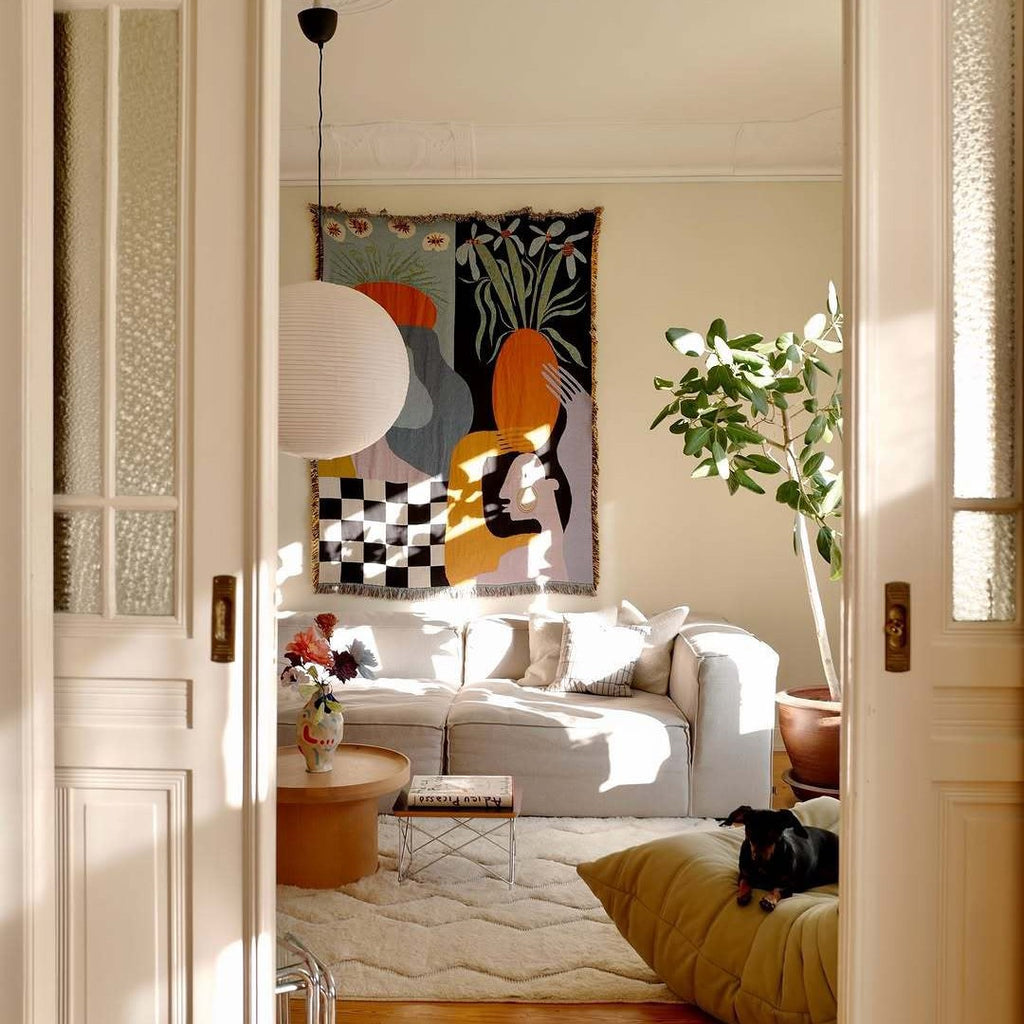 Artist Tapestry Creative Canapé Blanket Personnalisé lancer décoratif