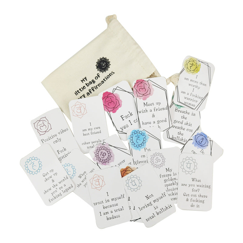 Funny Affirmation Card Gift Card 16pc Daily Affirmation Card