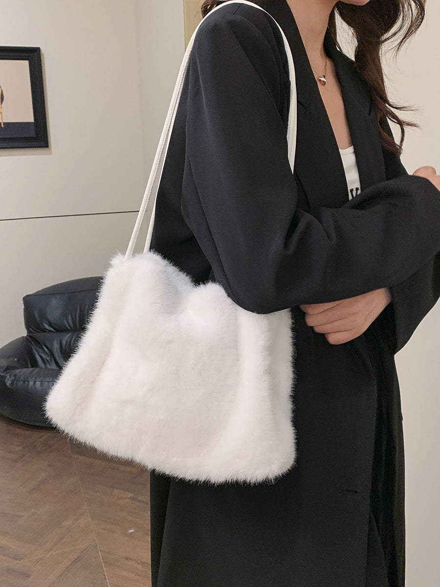Sac en peluche Milan Mink pour l'automne Et l'hiver