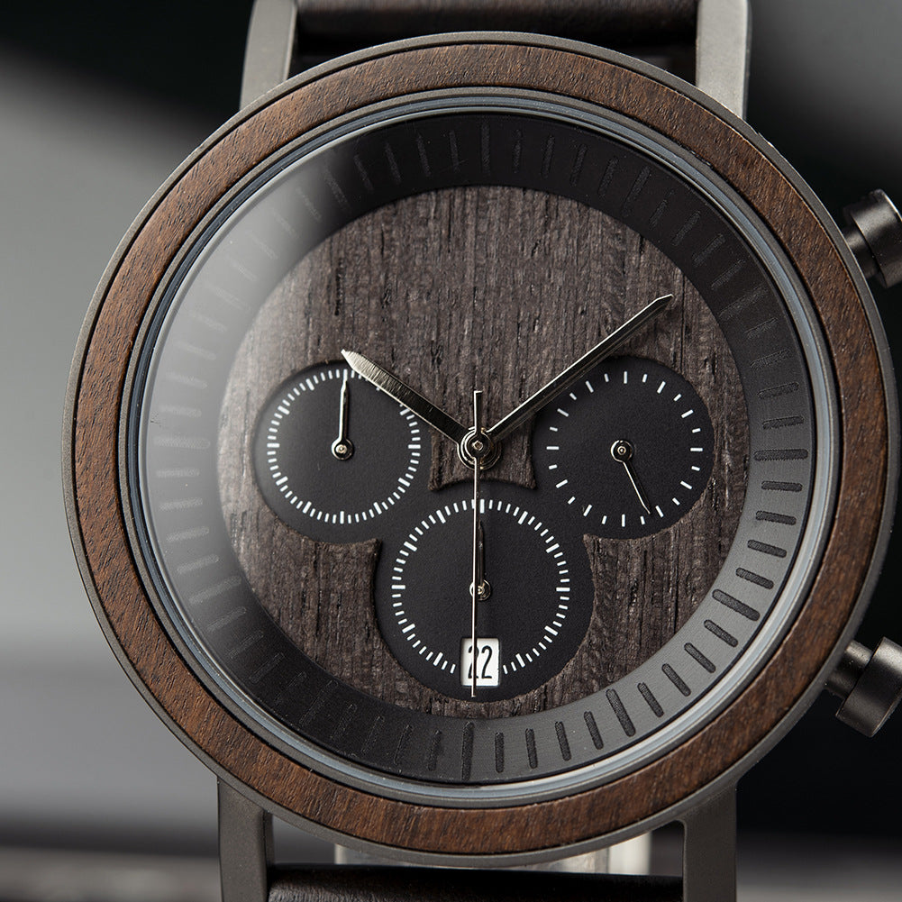 Montre analogique à quartz casual et élégant