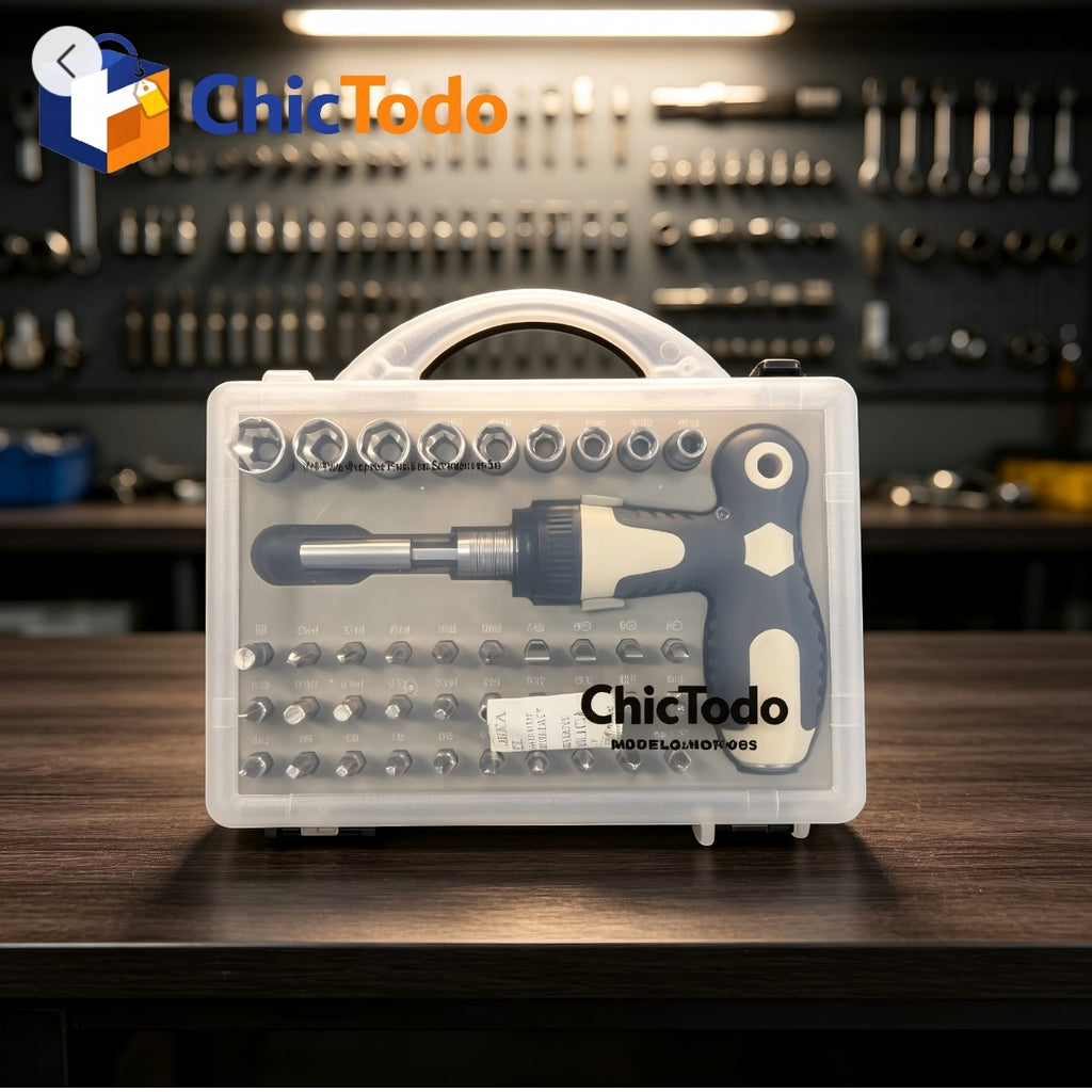 Combinaison de socket à visseuse multifonctionnelle pour outils de réparation à domicile