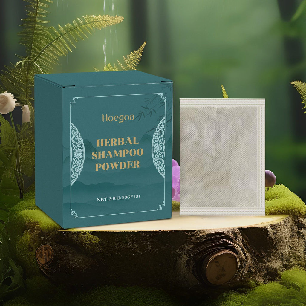 HOEGOA Shampooing capillaire à base de plantes poudre