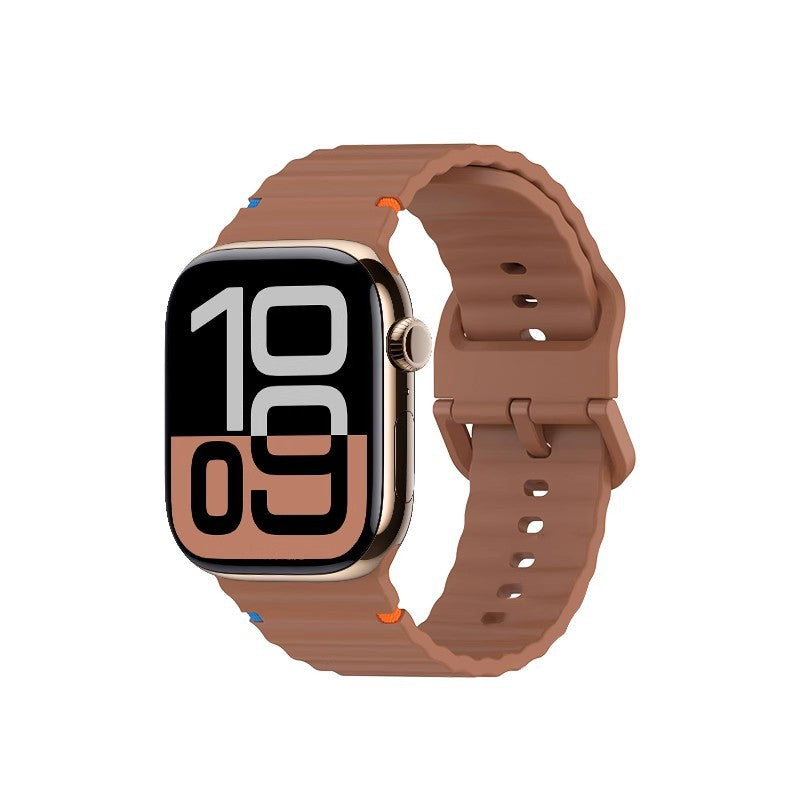 Wave Pattern Sports Silicone Strap Advanced