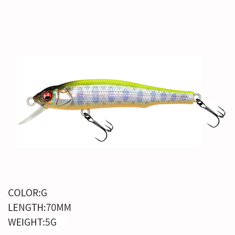 Submergé Mino Dummy Bait Horse Mouth Up