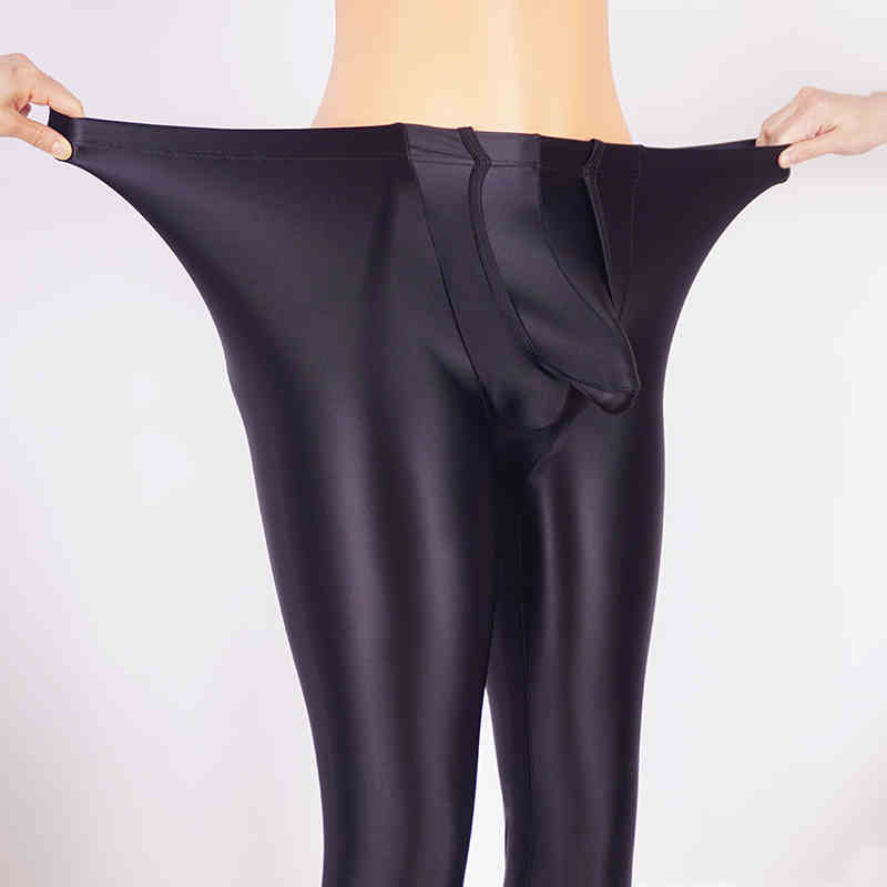 Shiny Sexy Leggings hommes Slim Fit Free Plus Taille