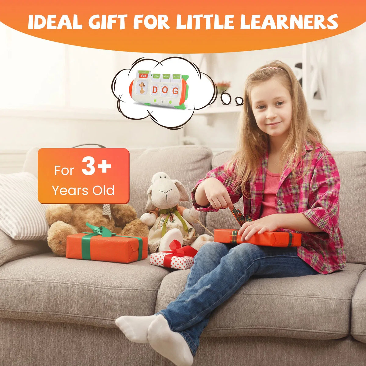 Parler des cartes Flash et du comptage des doigts Math Board Interactive Learning Toys for Kids Aged
