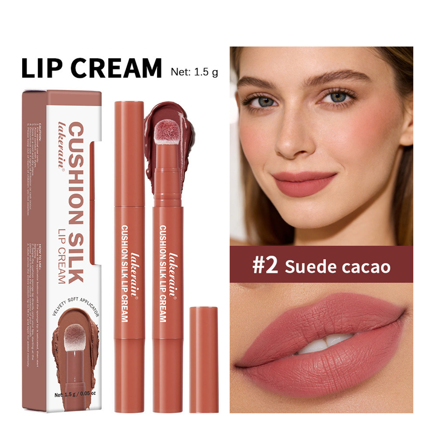 Matte Blush et rouge à lèvres 2-en-1 Produit multi-usages
