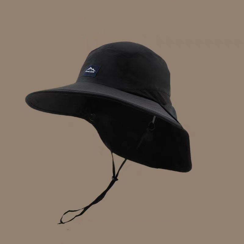 Chapeau extérieur de protection solaire avec chapeau de pêcheur de garde de cou