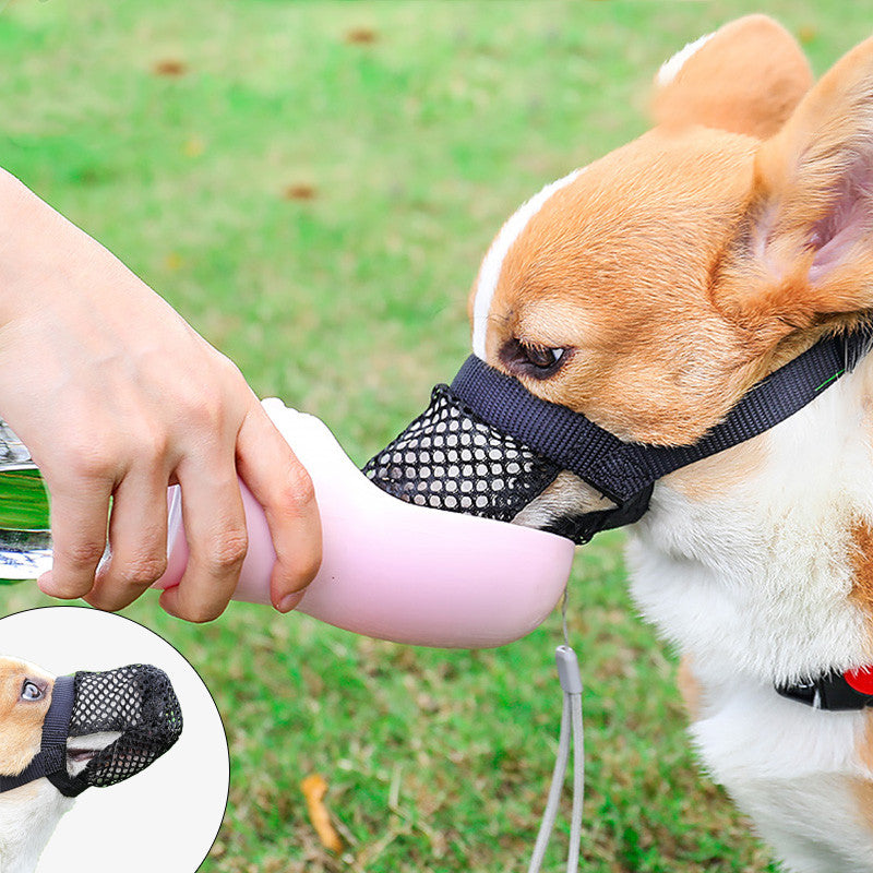Anti-biting et manger petit et grand muselière de chien