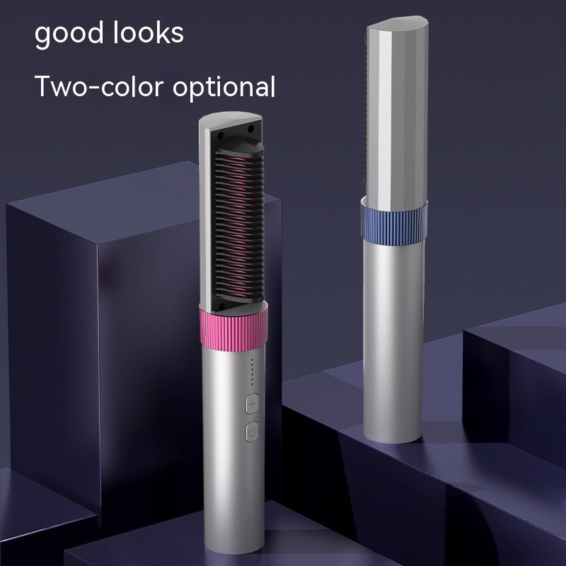 Charging Portable Wireless Straight Comb Anion ne nuit pas aux cheveux