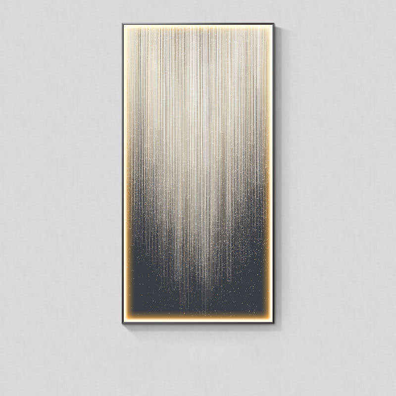 Modern Light Luxury Wall Abstract avec photo de suspension de lumière