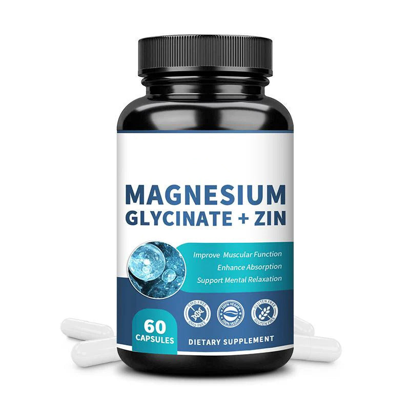 Meilleures ventes 60 comprimés Glycinate de magnésium Capsules