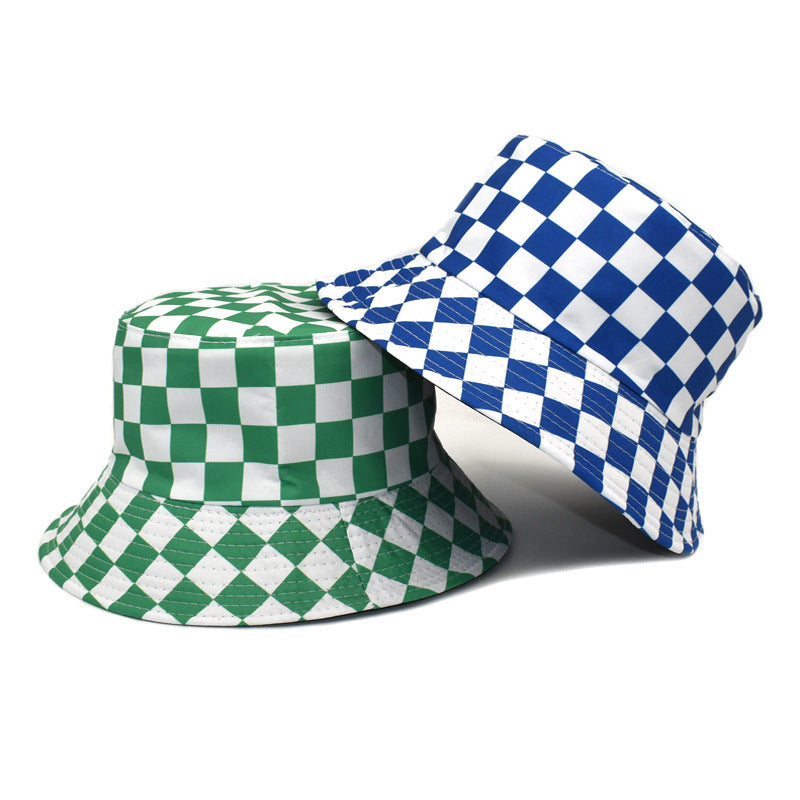 Outdoor Travel Sun Hat Cotton Man Chapeau de seau double face