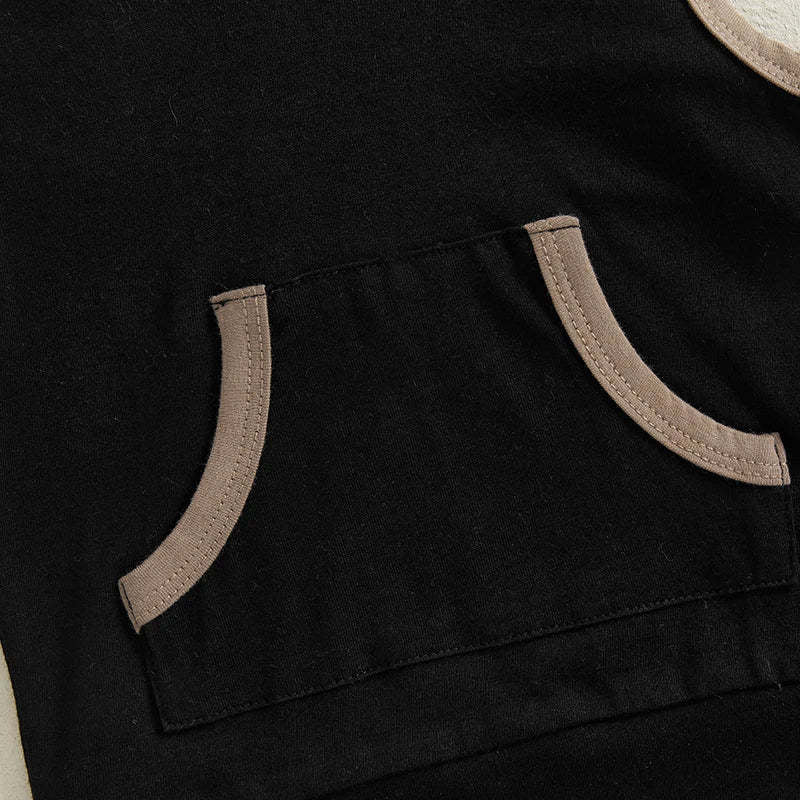 Filles Coupe ronde et ensemble de shorts