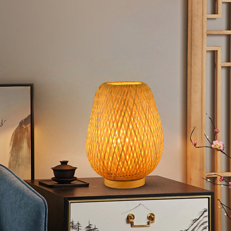 Lampe de bureau zen dimmable de style japonais