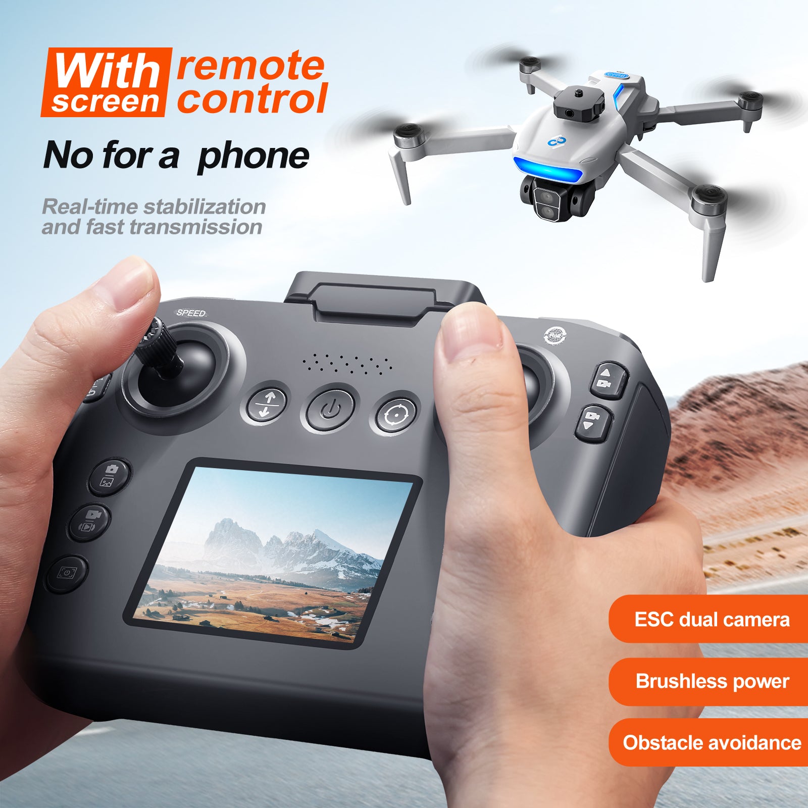 Drone S181 Drone Brushless One-Key Return Intelligent Obstacle Evitement Quadcopter Remote