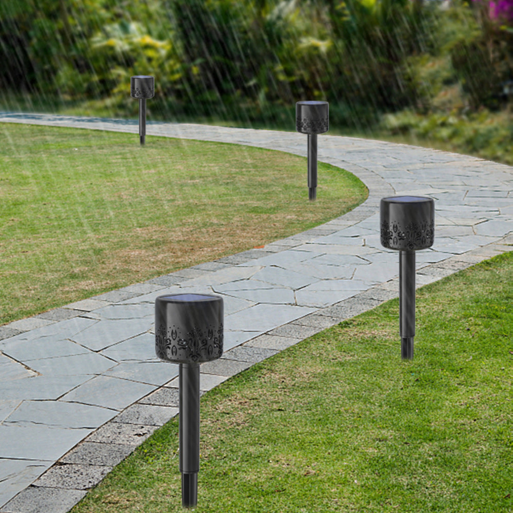 Solar Plastic Lawn Projection Floor Lamp