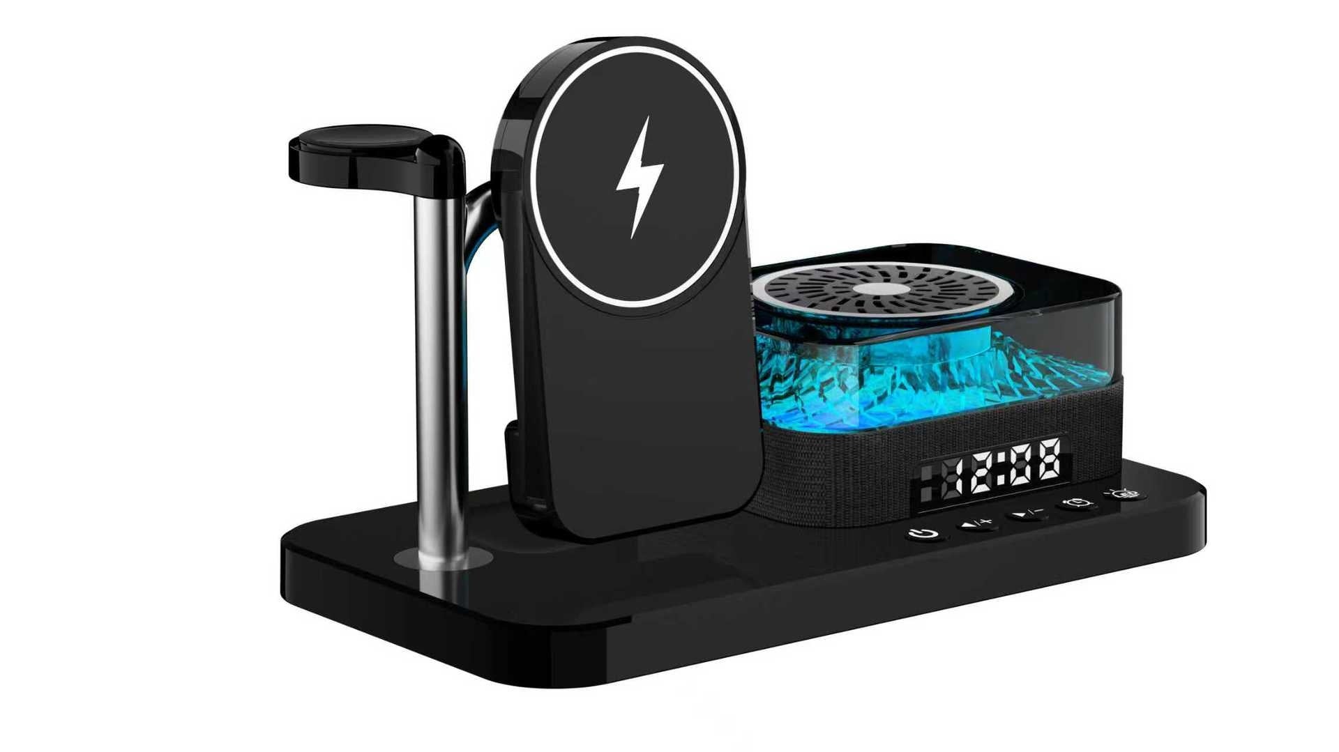 Support de charge sans fil magnétique 8-en-1 avec plusieurs fonctions
