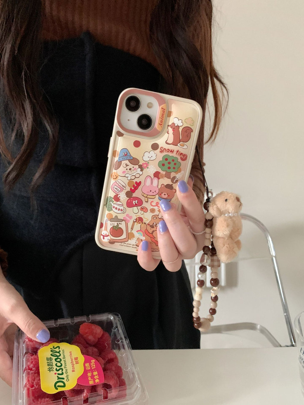 Mignon plein écran Graffiti Rabbit Phone Case