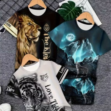 Enfants Vêtements Garçons Manches courtes Col d'équipage T-shirt et shorts 3 pièces
