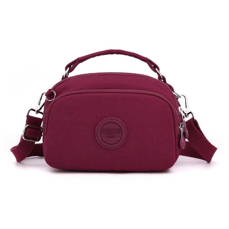 Colorful Fox Mode Mobile Phone Bag Women's Multi-Layer Simple Sac à épaules Satchel Wate