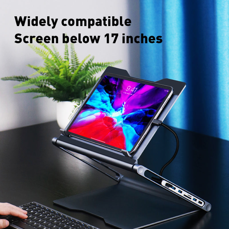 Lapstop Stand avec 8-en-1 station d'accueil