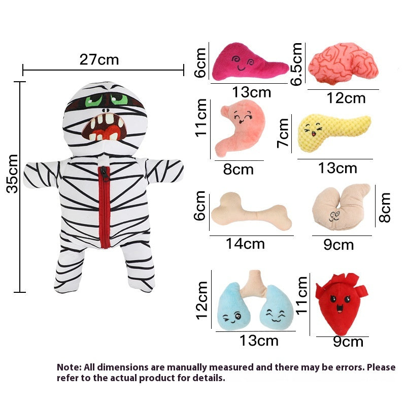 Jouet interactif pour animaux en peluche Mummy Hiding Food