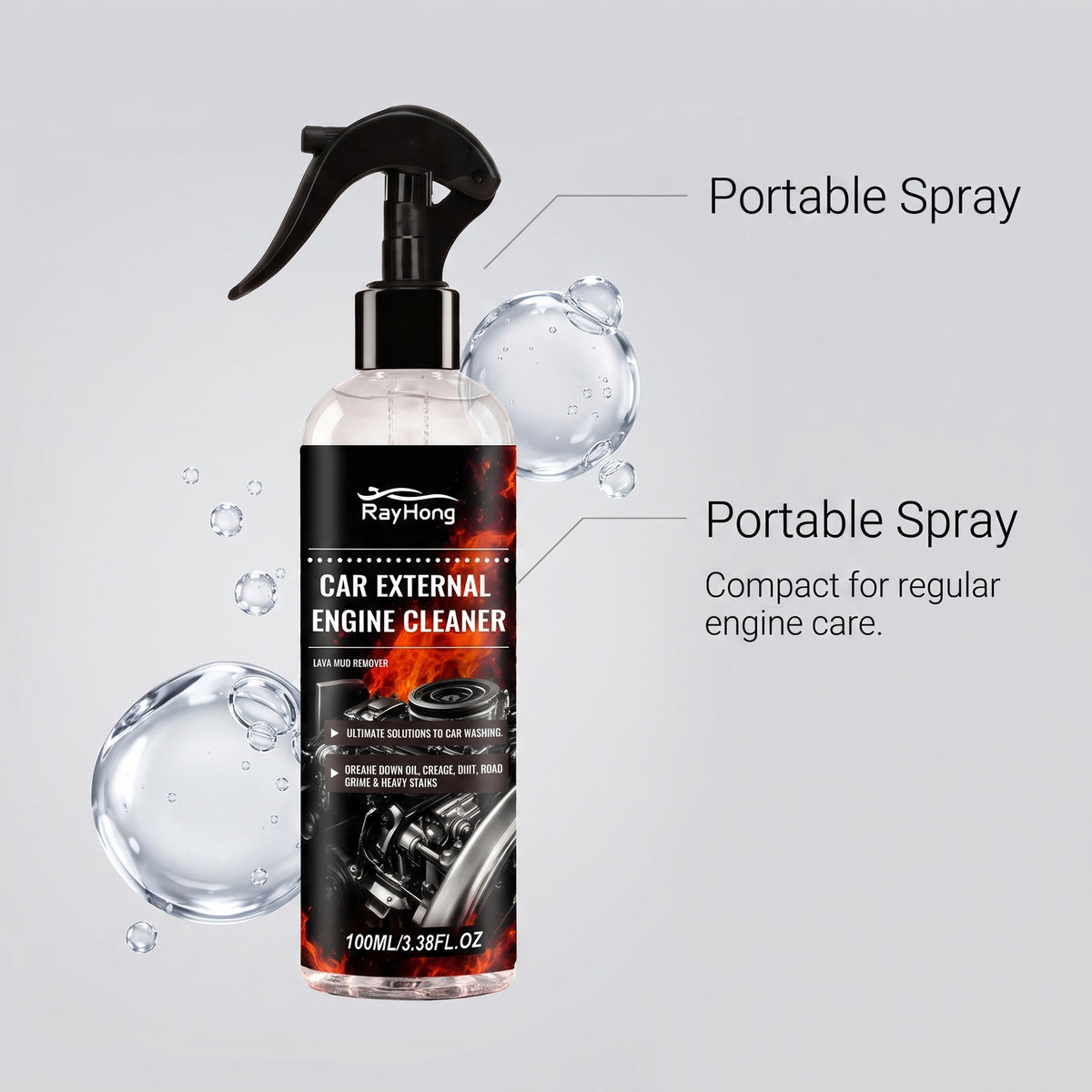 RAYHONG Engine Compartment Cleaner - waterless