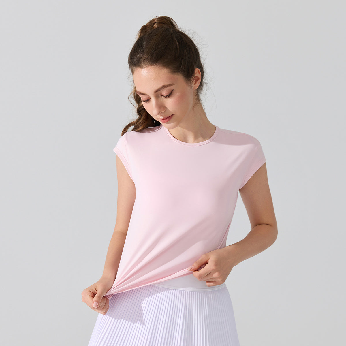 Femmes Blouse à manches courtes Haut sport