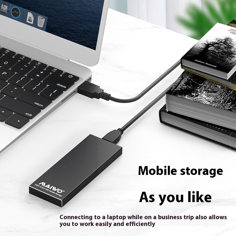 USB30 Cartouche à disque dur en état solide Interface NGFF vers USB30 All Aluminium Alliage SSD