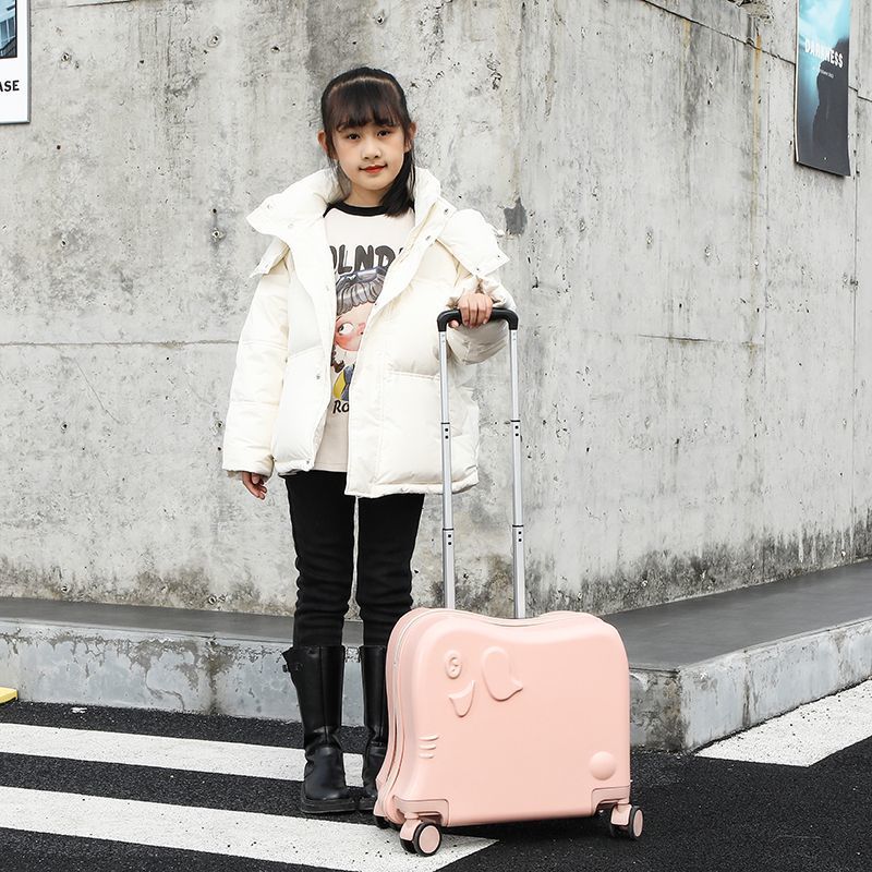 Mignons bagages en rouleaux de couleur candy pour les enfants