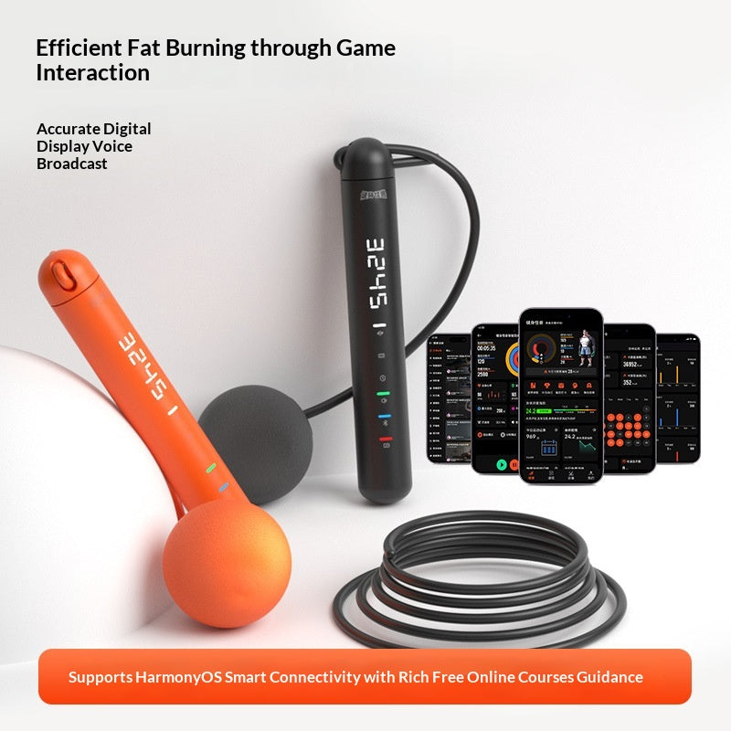 Monster Fitness Smart Rope Bluetooth Connection App Diffusion vocale Accompagner Action Gu