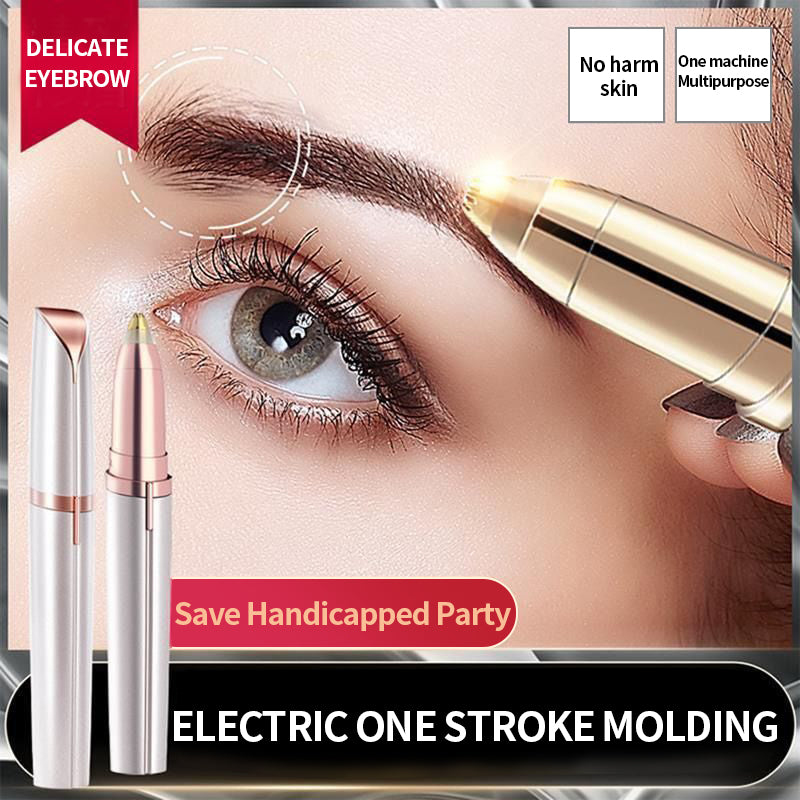 2-en-1 Électrique Rezeur de sourcils et dispositif d'enlèvement des cheveux visage USB Remboursable