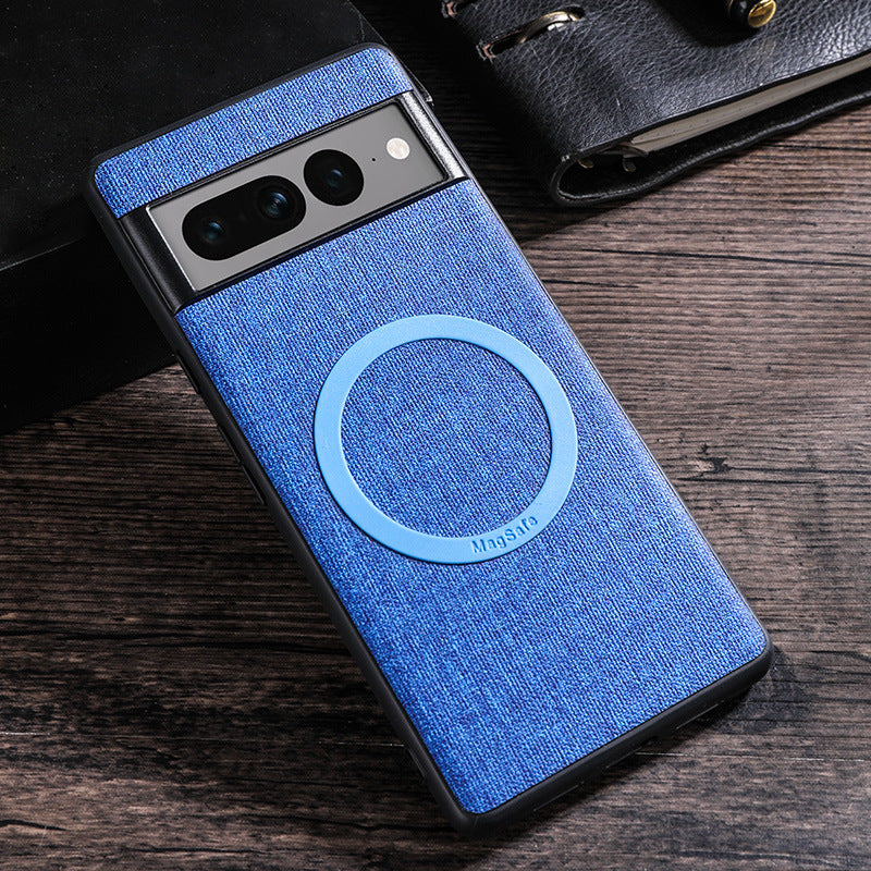 Applicable à l'étui Google Leather Phone Case PIXEL Série Protection tout compris C