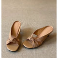 Sandales de vacances Twist Knot Cross pour femmes