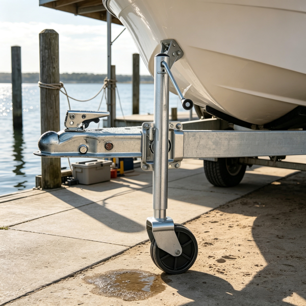 Remorque de bateau pivotante de 2000 Lbs avec double roue PP
