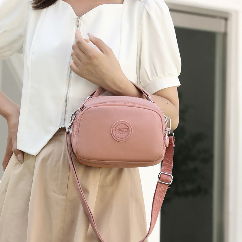 Colorful Fox Mode Mobile Phone Bag Women's Multi-Layer Simple Sac à épaules Satchel Wate